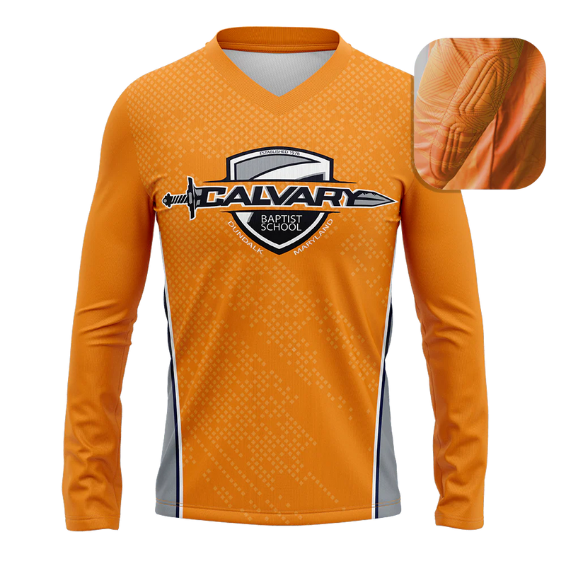 Sentra Vee Neck Custom Long Sleeved Padded Soccer Goalie Jersey