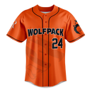 Vantage Full Button Custom Baseball Short Sleeved Jersey