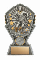 Resin Cosmos Male Soccer Trophy