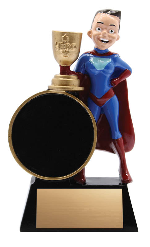 Resin Super Hero Insert Holder Trophy