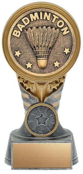 Ikon Series Badminton Resin Trophy