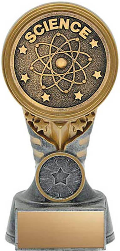 Science Set Trophy Ikon Series Science Resin Trophy – Excellence in Science – shoptrophies.com