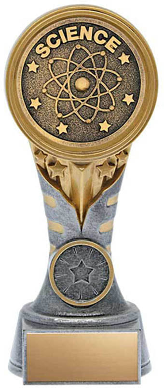 Science Set Trophy Ikon Series Science Resin Trophy – Excellence in Science – shoptrophies.com