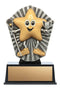 Resin Cosmos Series Little Star Mini Lacrosse Trophy