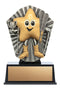 Resin Cosmos Series Little Star Mini Skiing Trophy