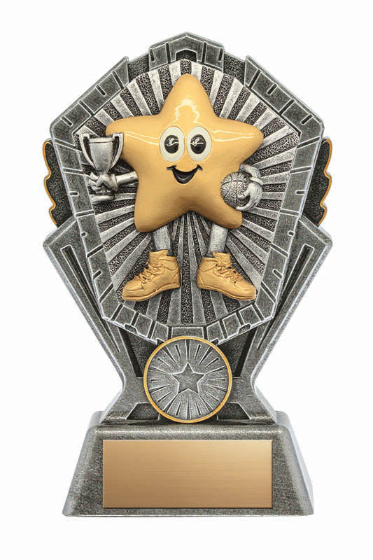 Resin Cosmos Series Little Star Basketball Trophy