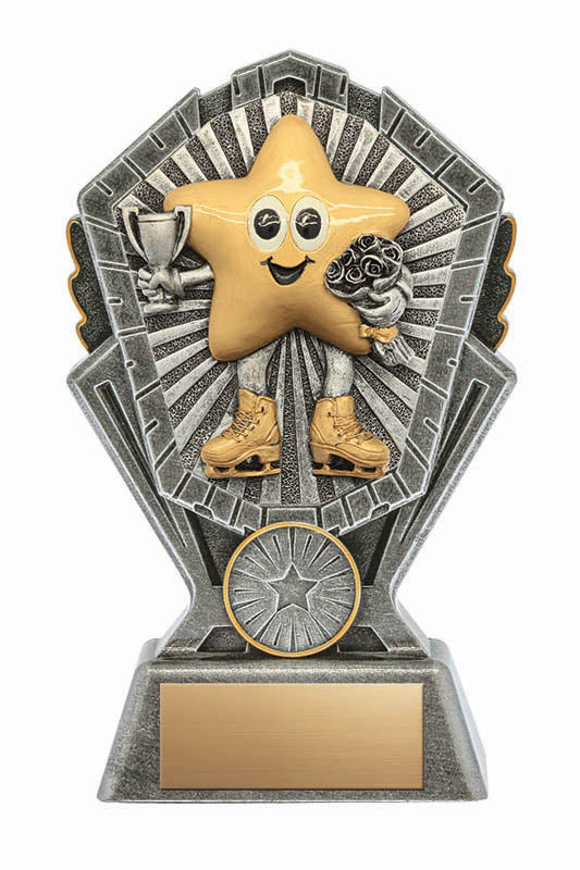 Resin Cosmos Series Little Star Figure Skating Trophy