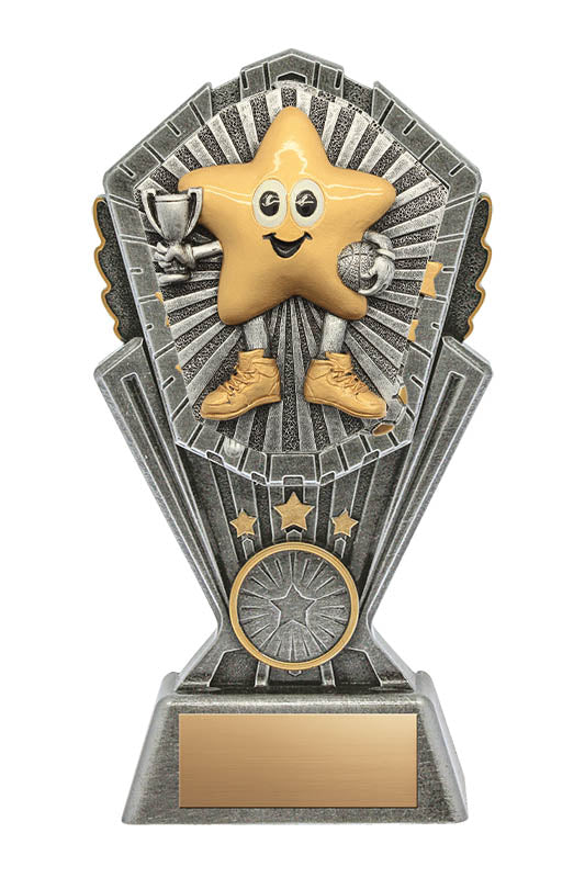 Resin Cosmos Series Little Star Basketball Trophy