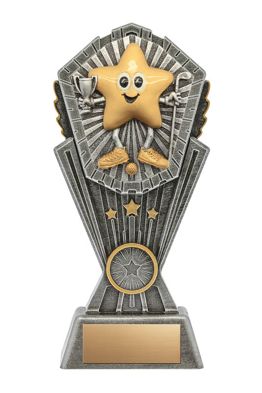 Resin Cosmos Series Little Star Golf Trophy