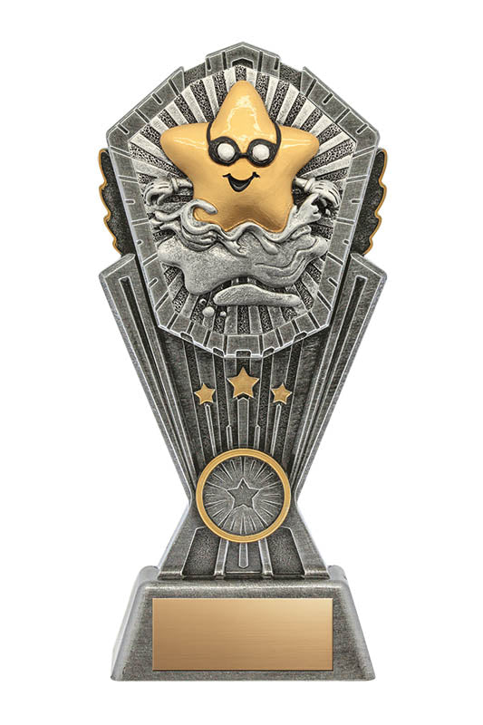 Resin Cosmos Series Little Star Swimming Trophy