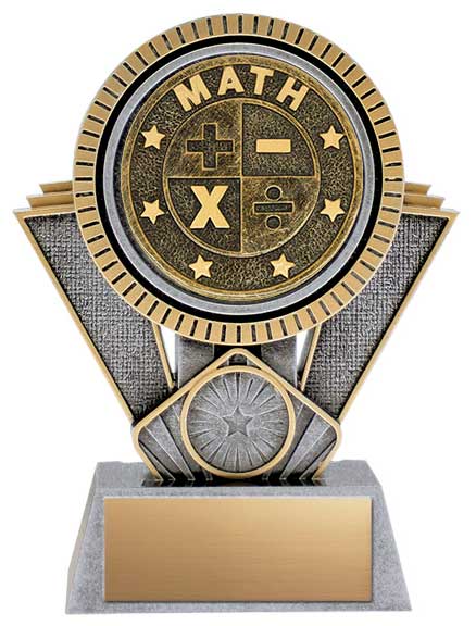 Apex Series Math Trophy - Resin Design – shoptrophies.com