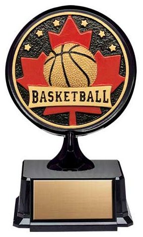 Resin Apex Mini Basketball Patriot Trophy