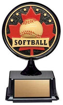 Resin Apex Mini Softball Patriot Trophy