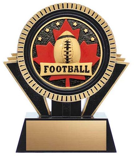 Patriot Series Football Apex Series Black Trophy