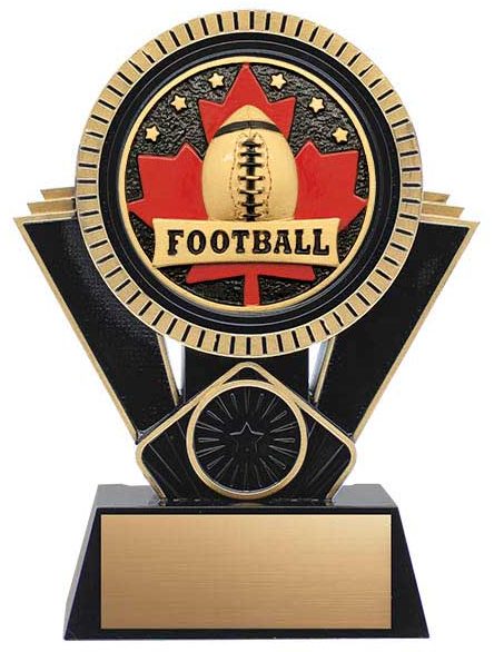 Patriot Series Football Apex Series Black Trophy