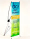X Stand Banner Printing with 28"x96" Frame