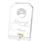 Cantebury Clipped Rectangle Crystal Award Gold