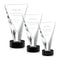 Mustico Optical Crystal Award Black Base