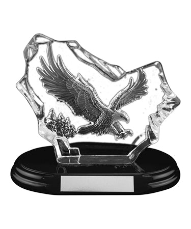 Eagle In Flight Glass Award