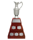 St Andrews 3 Tier Nickel Plated Annual Jug Trophy Cup