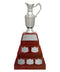 St Andrews 3 Tier Nickel Plated Annual Jug Trophy Cup