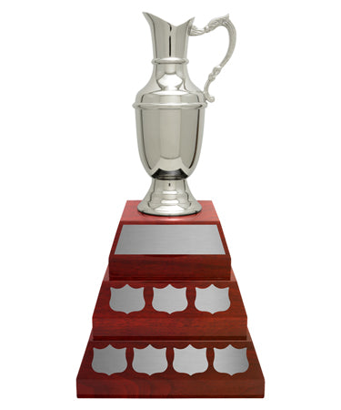 St Andrews 3 Tier Nickel Plated Annual Jug Trophy Cup