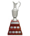 St Andrews 3 Tier Nickel Plated Annual Jug Trophy Cup
