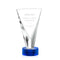 Mustico Optical Crystal Award Blue Base