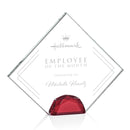 Crystal Deerfield Award - Red