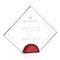 Crystal Deerfield Award - Red