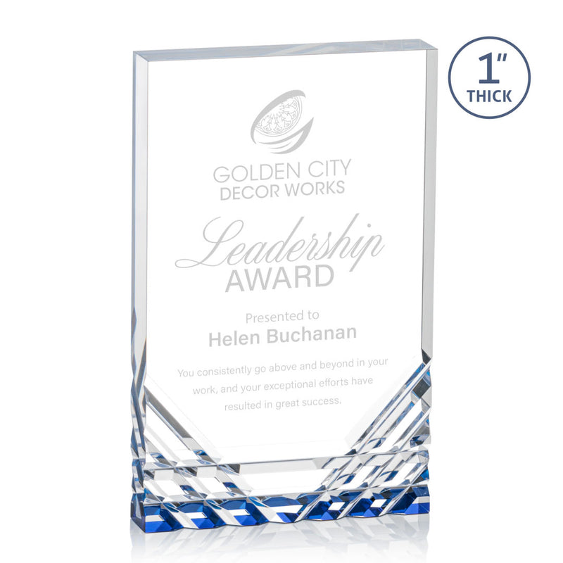Acrylic Elektra Award - Blue