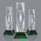 Crystal President Award on Base - Green