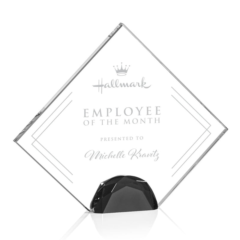 Crystal Deerfield Award - Black