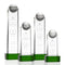 Crystal Dunbar Golf Award on Base - Green