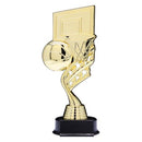 Helix Series Basketball Trophy with Stars, 8.5"