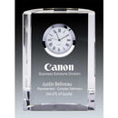 Crystal Executive Curved Clock