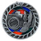 Stained Glass Track Medal