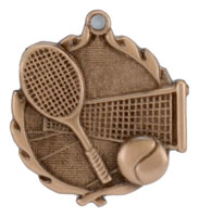 Sculptured Tennis Medal