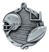 Sculptured Football Medal