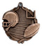 Sculptured Football Medal