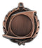 Sculptured Scroll Insert Holder Medal