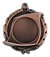Sculptured Scroll Insert Holder Medal