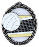 Negative Space Volleyball Medal