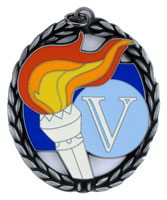 Negative Space Victory Medal