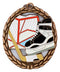 Negative Space Hockey Medal