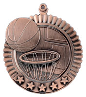 Star Basketball Medal