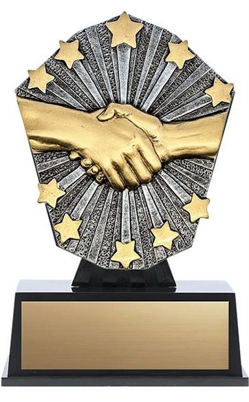 Resin Cosmos Mini Sportsmanship Trophy