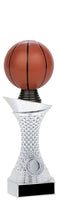 Nexus Twister Diamond Riser Silver Basketball Trophy