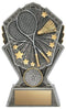 Resin Cosmos Badminton Trophy