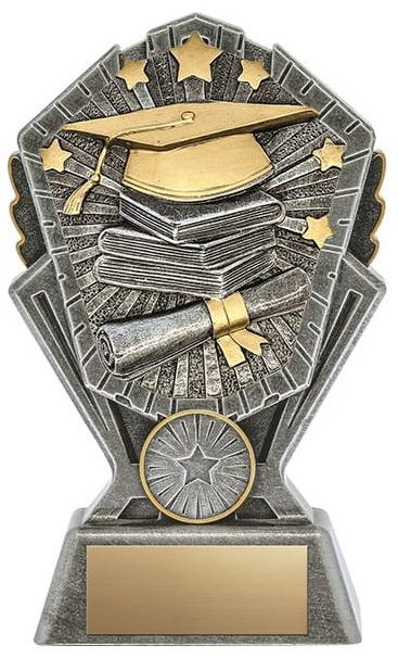 Resin Cosmos Graduation Trophy
